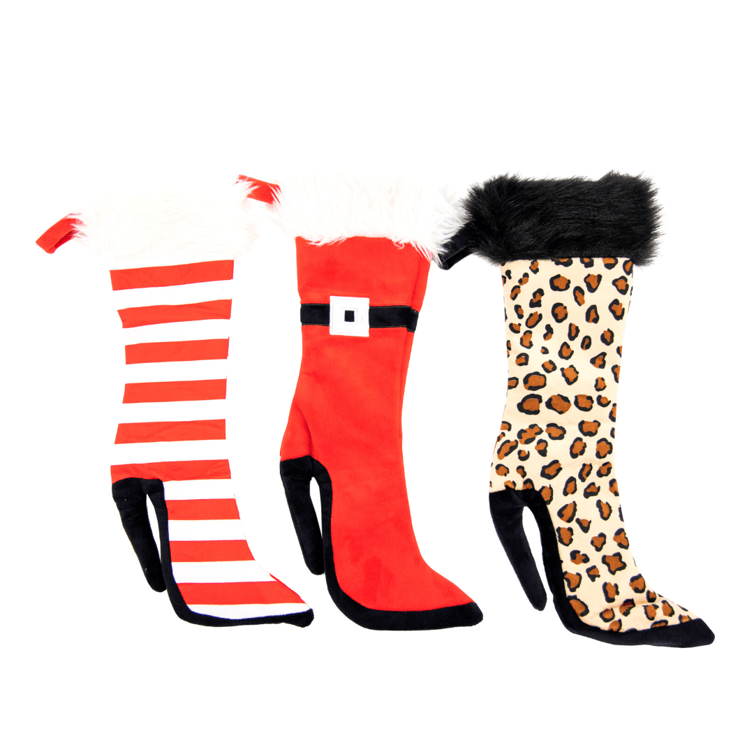 Christmas High Heeled Leopard Print Stocking – OrangeOnions Wholesale