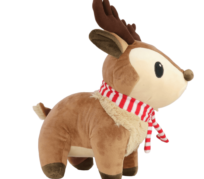 Plushible Christmas Plush 12-Inch Ralphie the Reindeer - OrangeOnions Wholesale