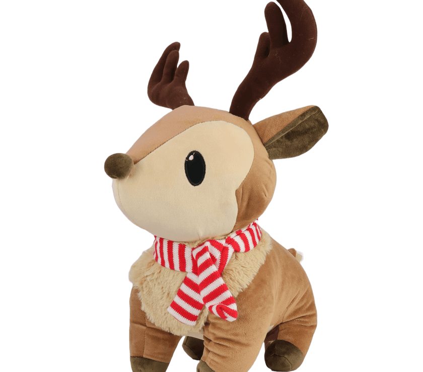 Plushible Christmas Plush 14-Inch Ralphie the Reindeer - OrangeOnions Wholesale