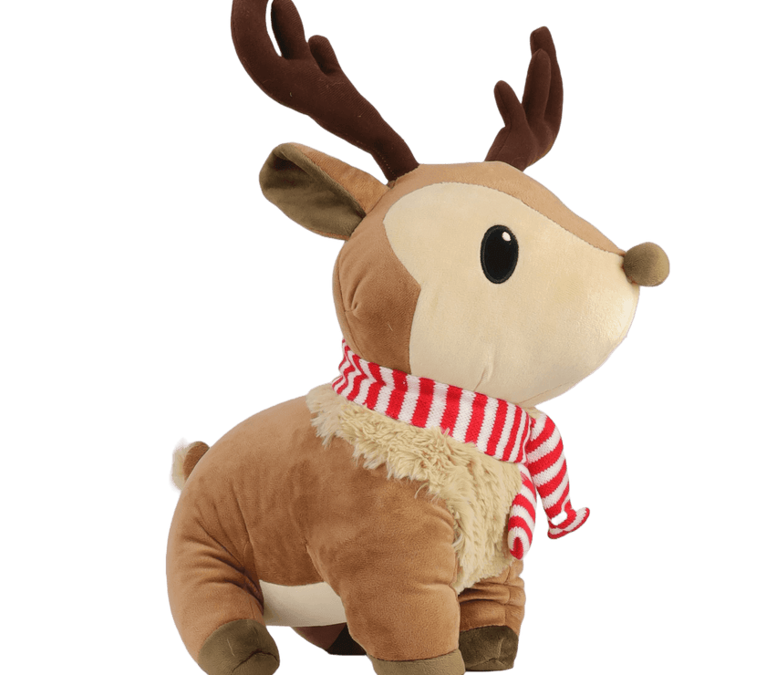 Plushible Christmas Plush 14-Inch Ralphie the Reindeer - OrangeOnions Wholesale