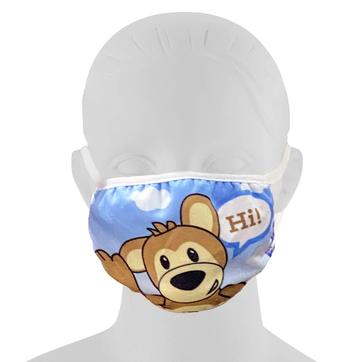 Plushible Face Mask Six Pack: Mixed Unicorn and Bear Prints - OrangeOnions Wholesale