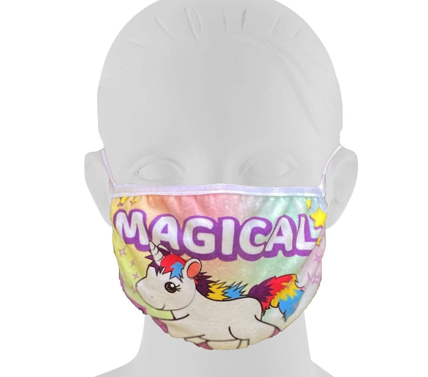Plushible Face Mask Six Pack: Unicorn Prints - OrangeOnions Wholesale