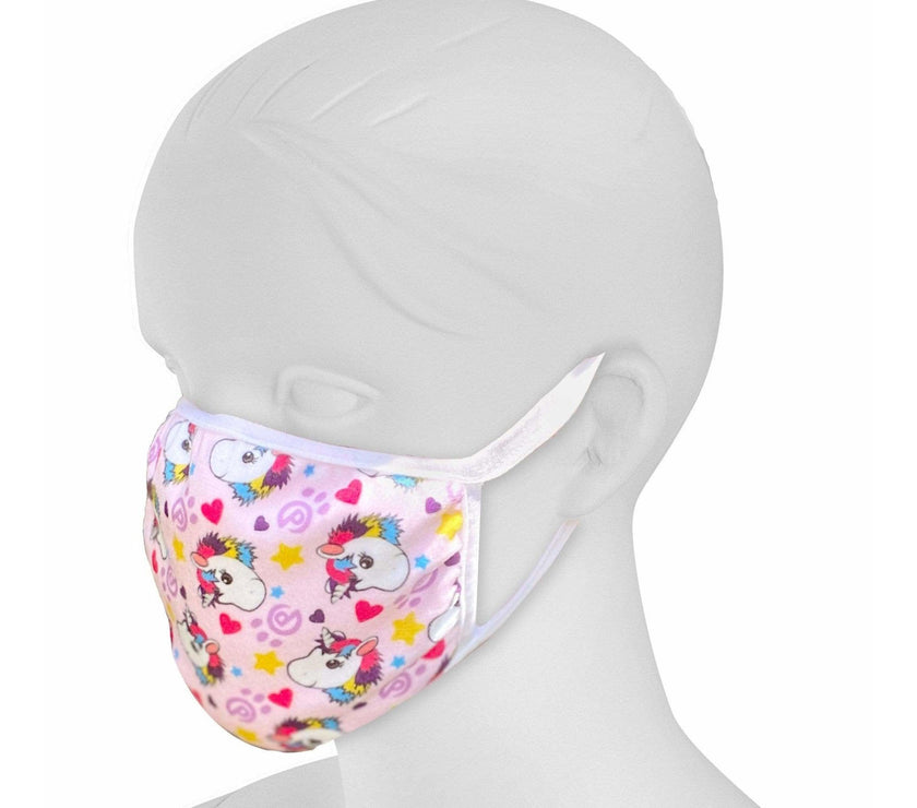 Plushible Face Mask Six Pack: Unicorn Prints - OrangeOnions Wholesale