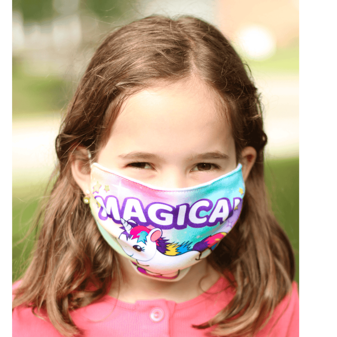 Plushible Face Masks Unicorn Magic Adjustable (Single) - OrangeOnions Wholesale