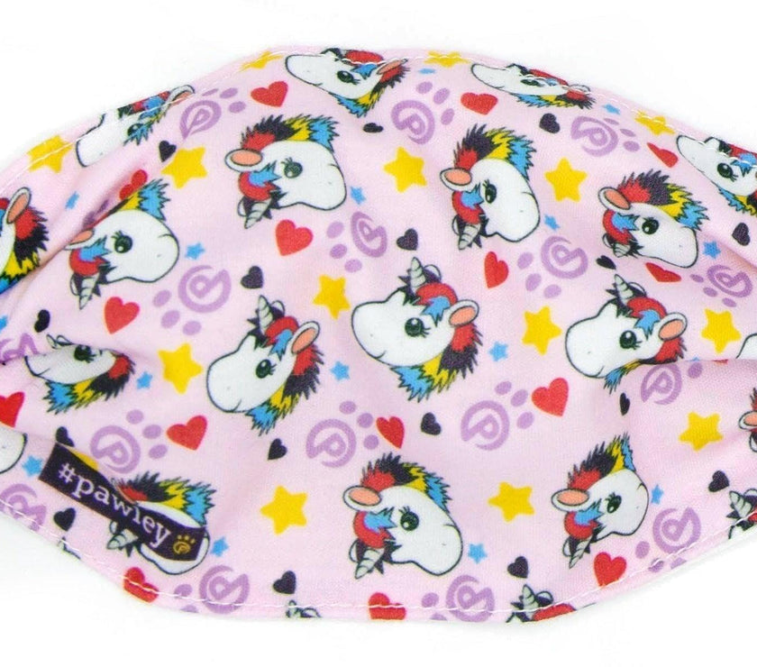 Plushible Face Masks Unicorn Print Adjustable (Single) - OrangeOnions Wholesale
