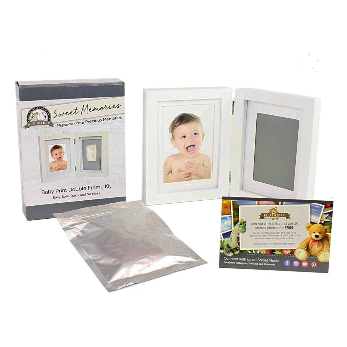 Plushible Frame 3D Hinged Shadowbox Frame and Imprint Kit - OrangeOnions Wholesale