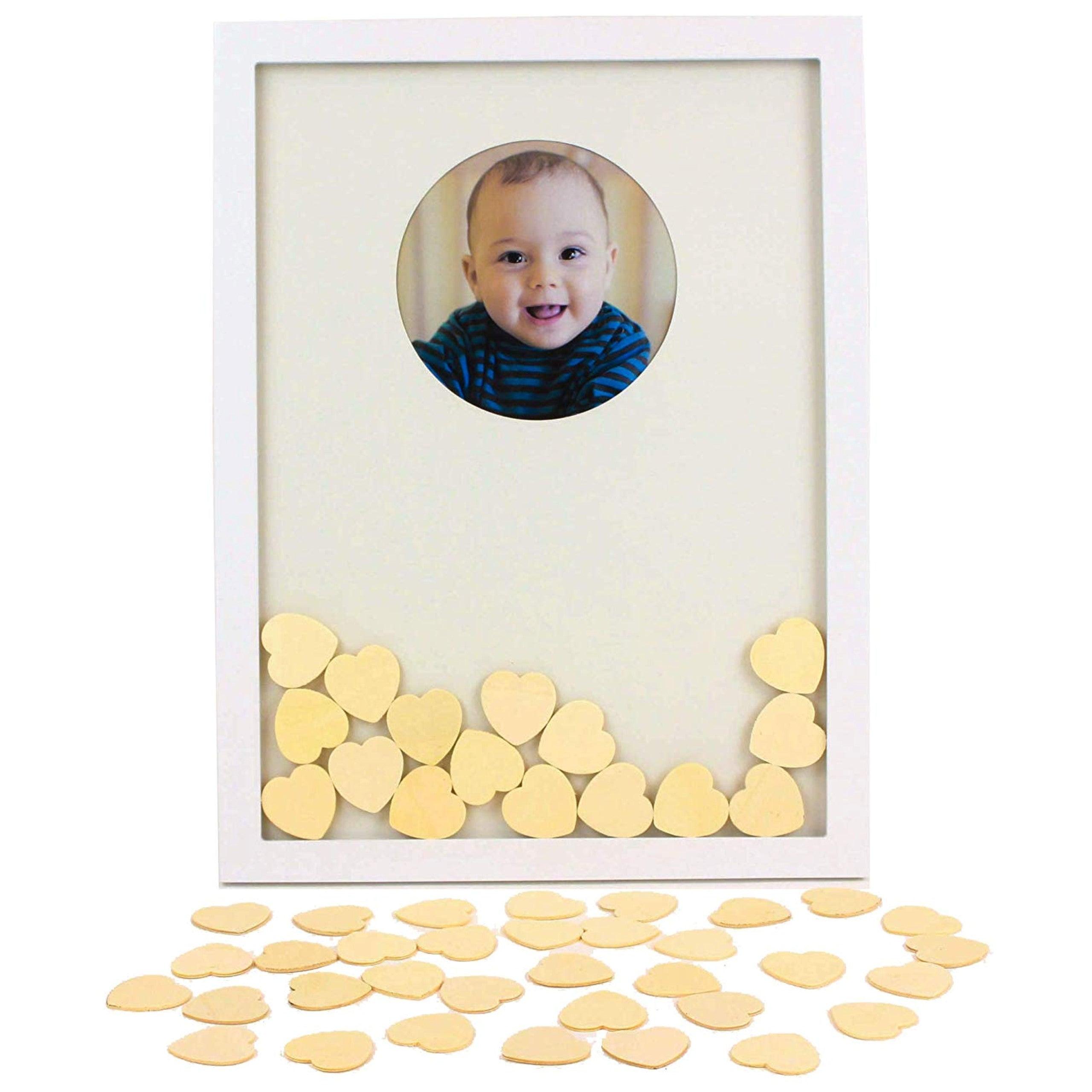 Plushible Frame Wooden Heart Shadowbox Guestbook - OrangeOnions Wholesale
