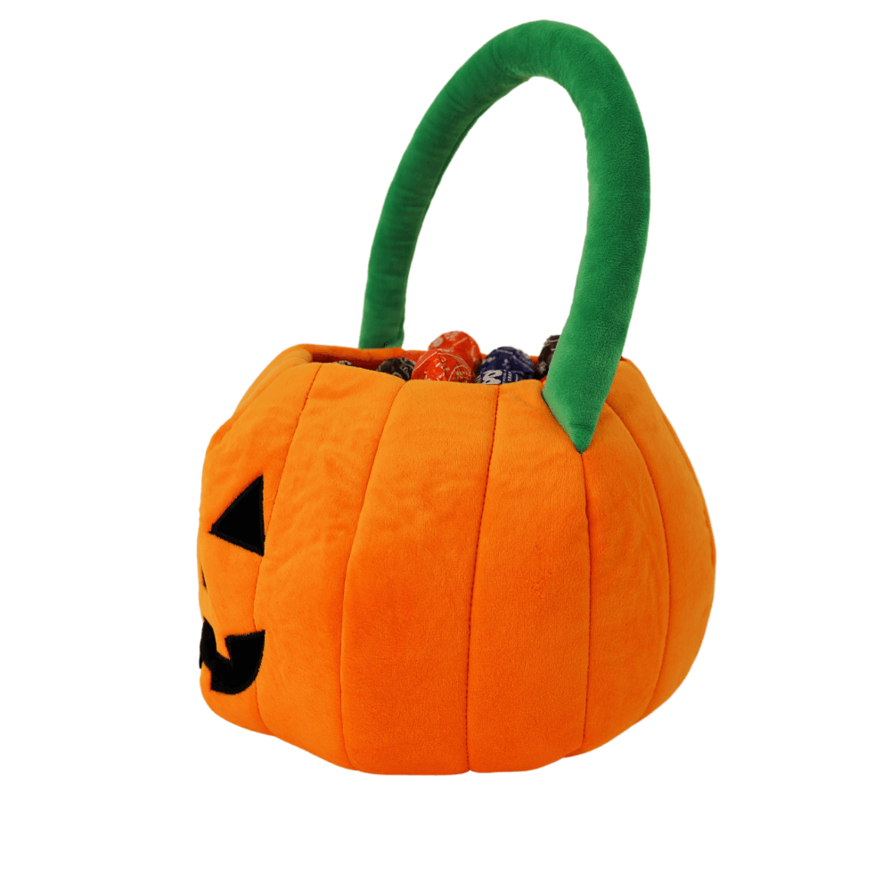 Plushible Halloween Jack O Lantern Plush Pumpkin Trick or Treat Basket - OrangeOnions Wholesale