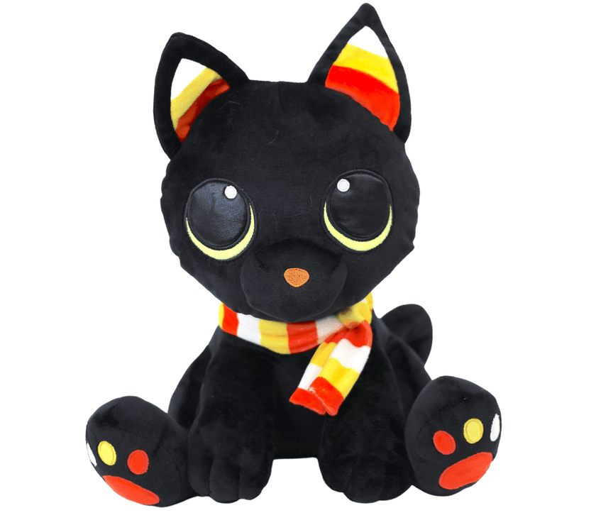Plushible Halloween Plush 8 Inch Cat Candy Corn Cory - OrangeOnions Wholesale