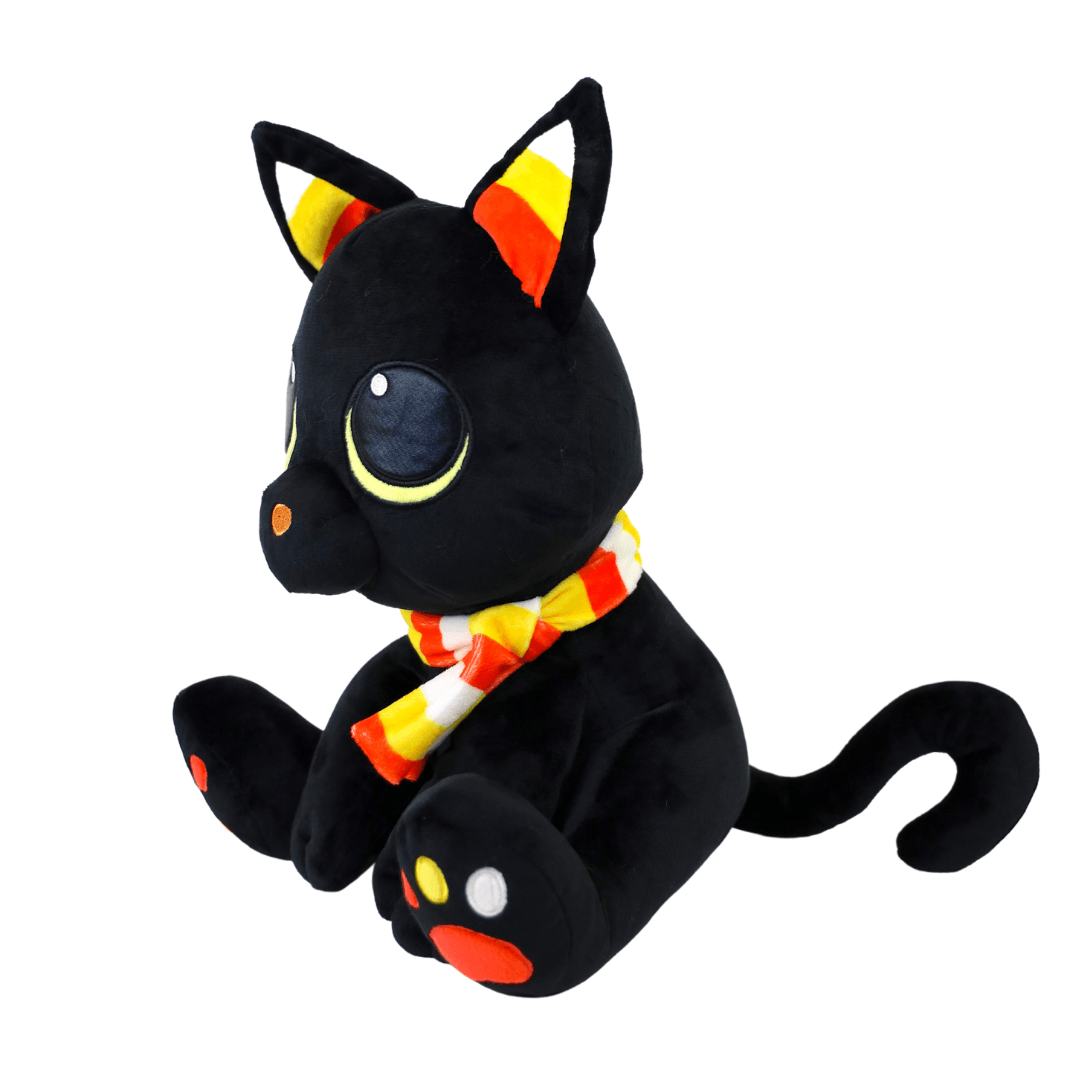 Plushible Halloween Plush 8 Inch Cat Candy Corn Cory - OrangeOnions Wholesale