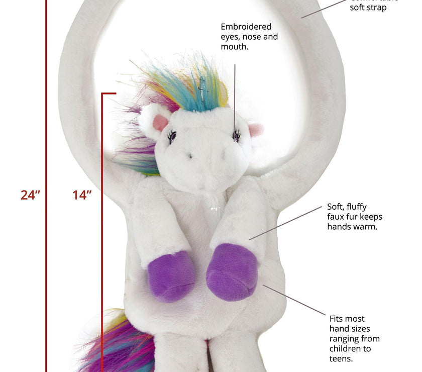 Plushible Hand Warmer Unicorn - OrangeOnions Wholesale
