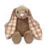 Plushible Plaid Eared Bunny Brown - OrangeOnions Wholesale