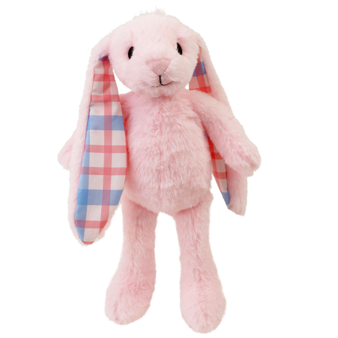 Plushible Plaid Eared Bunny Pink - OrangeOnions Wholesale