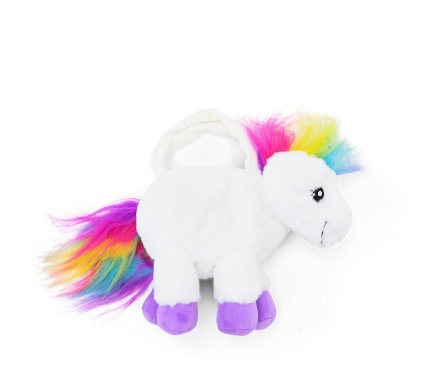 Plushible Unicorn Plush Purse - OrangeOnions Wholesale