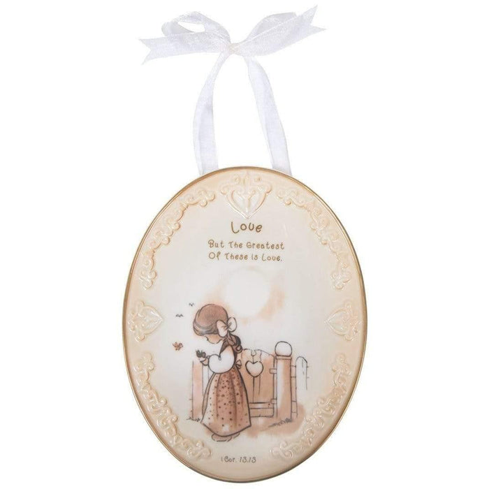 Precious Moments Love Plaque With Ribbon Hanger