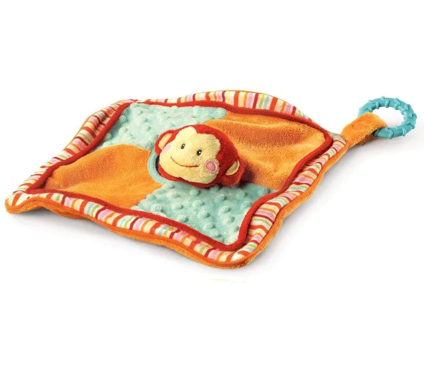 Russ Berrie Babies Love to Learn Activity Blankie, Monkey
