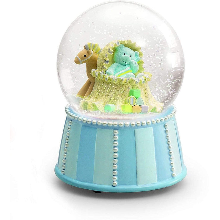 Russ Berrie Baby Musical Waterglobe, Blue