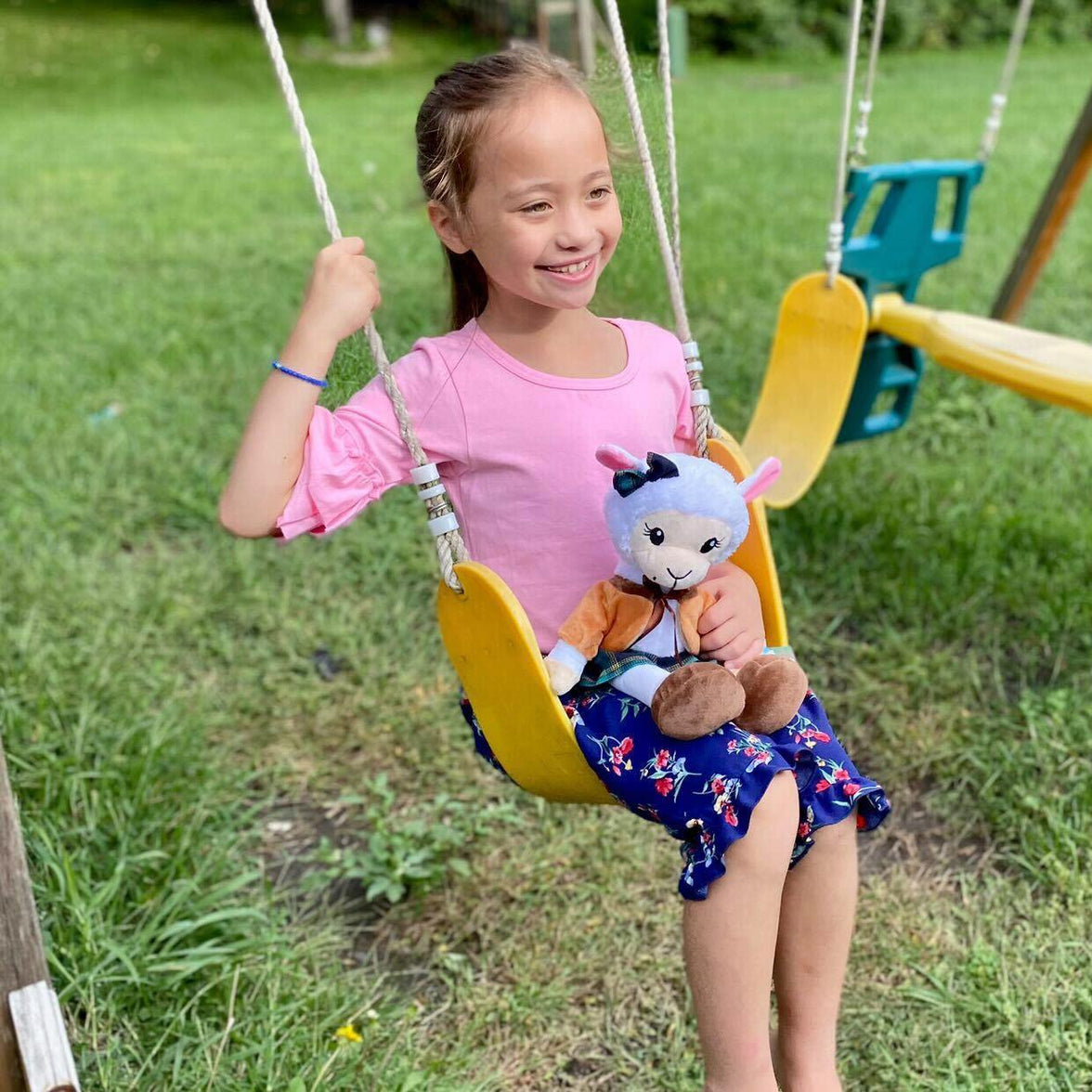 Sharewood Forest Friends 14 Inch Rag Doll Aria the Alpaca - OrangeOnions Wholesale