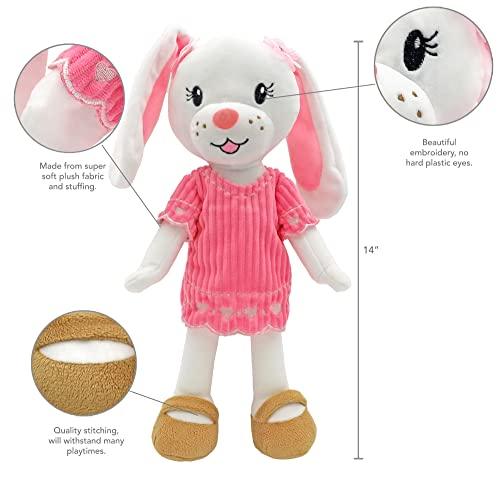 Sharewood Forest Friends 14 Inch Rag Doll Brie the Bunny - OrangeOnions Wholesale