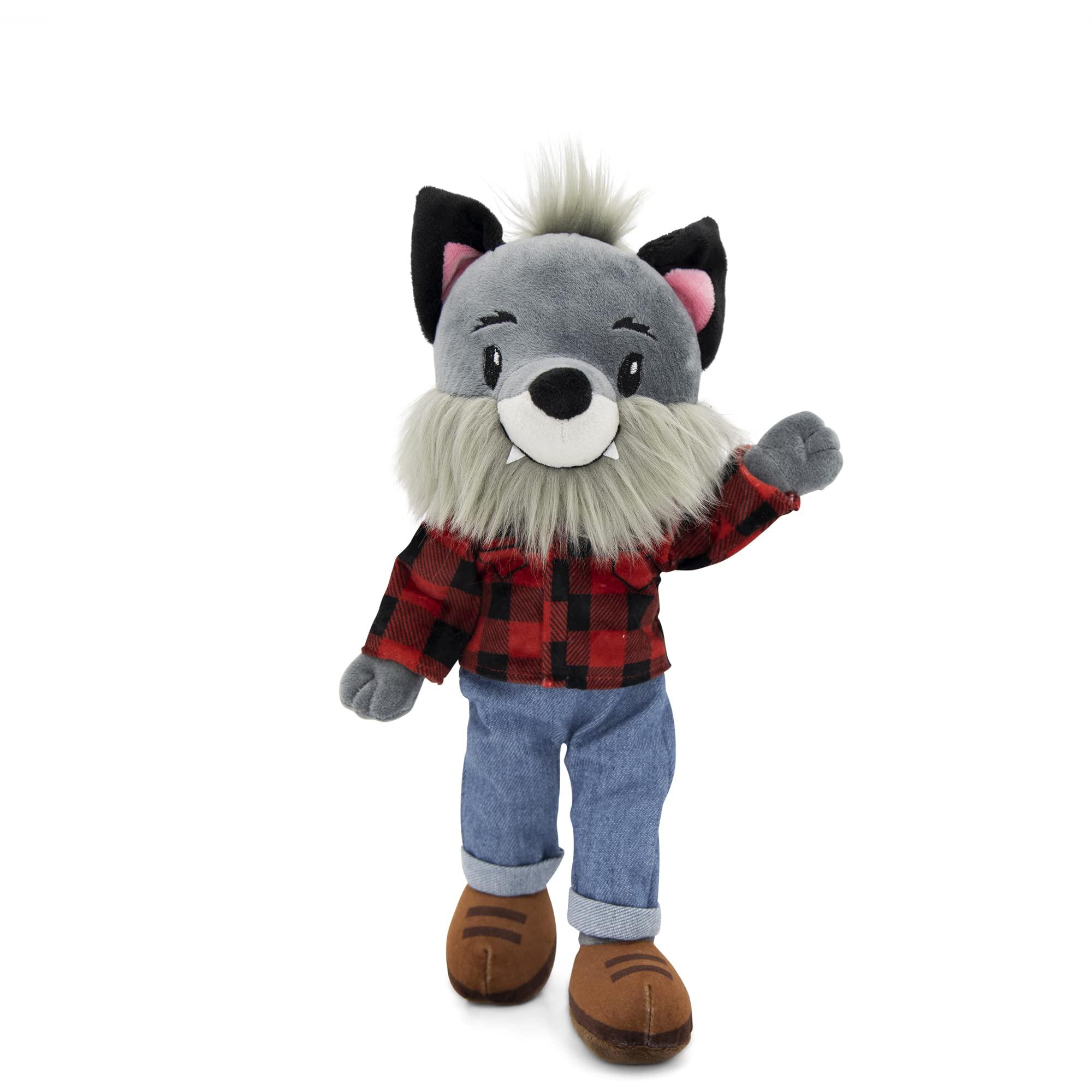 Sharewood Forest Friends 14 Inch Rag Doll Walter the Wolf - OrangeOnions Wholesale