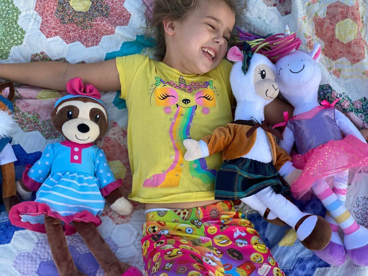 Sharewood Forest Friends 18 Inch Rag Doll Aria the Alpaca - OrangeOnions Wholesale