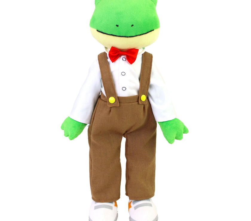 Sharewood Forest Friends 18 Inch Rag Doll Freddy the Frog - OrangeOnions Wholesale