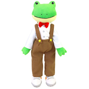 Sharewood Forest Friends 18 Inch Rag Doll Freddy the Frog - OrangeOnions Wholesale