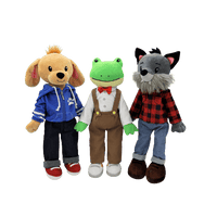 Sharewood Forest Friends 18 Inch Rag Doll Freddy the Frog - OrangeOnions Wholesale
