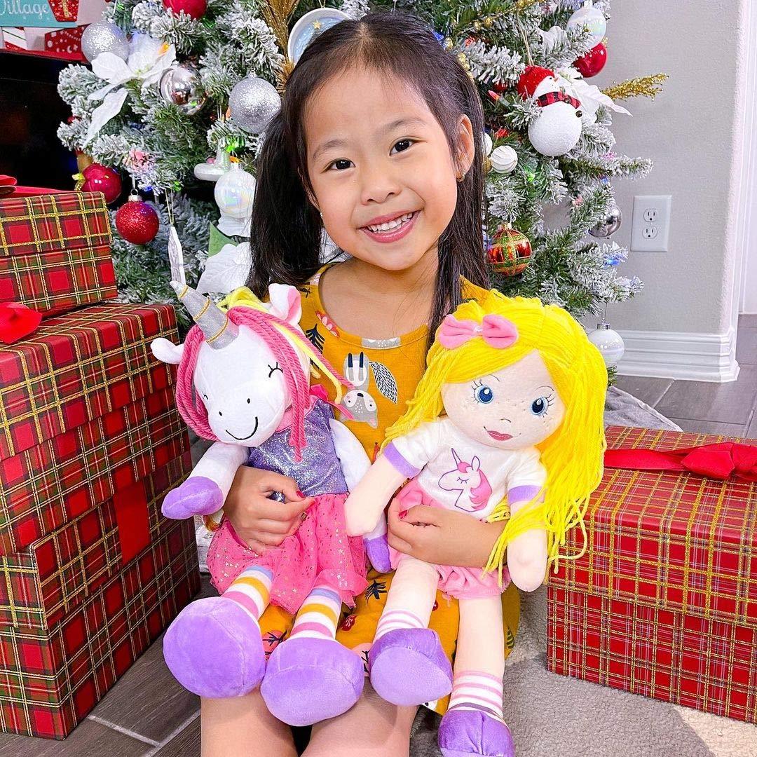 Sharewood Forest Friends 18 Inch Rag Doll Piper the Unicorn - OrangeOnions Wholesale