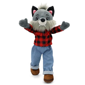 Sharewood Forest Friends 18 Inch Rag Doll Walter the Wolf - OrangeOnions Wholesale