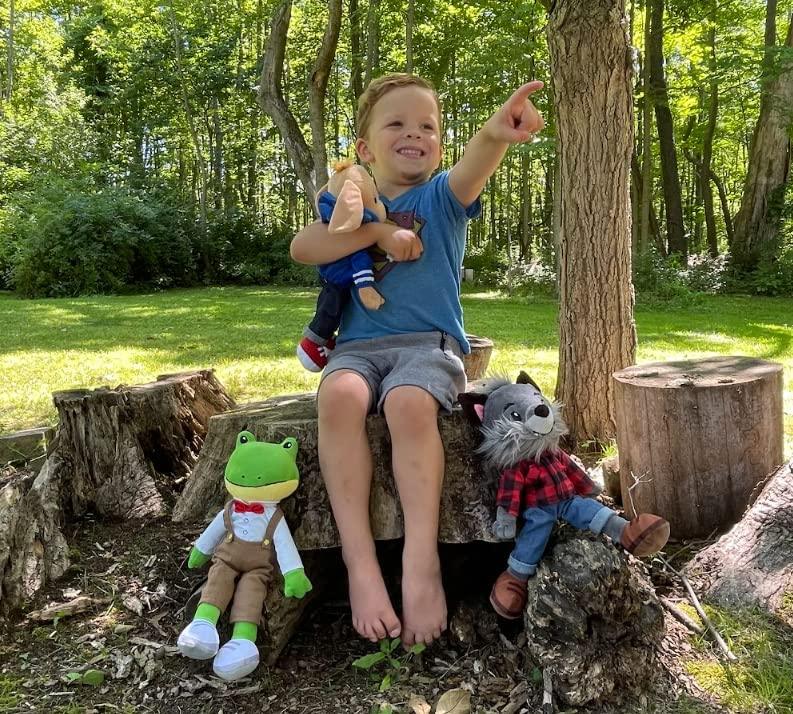 Sharewood Forest Friends 18 Inch Rag Doll Walter the Wolf - OrangeOnions Wholesale