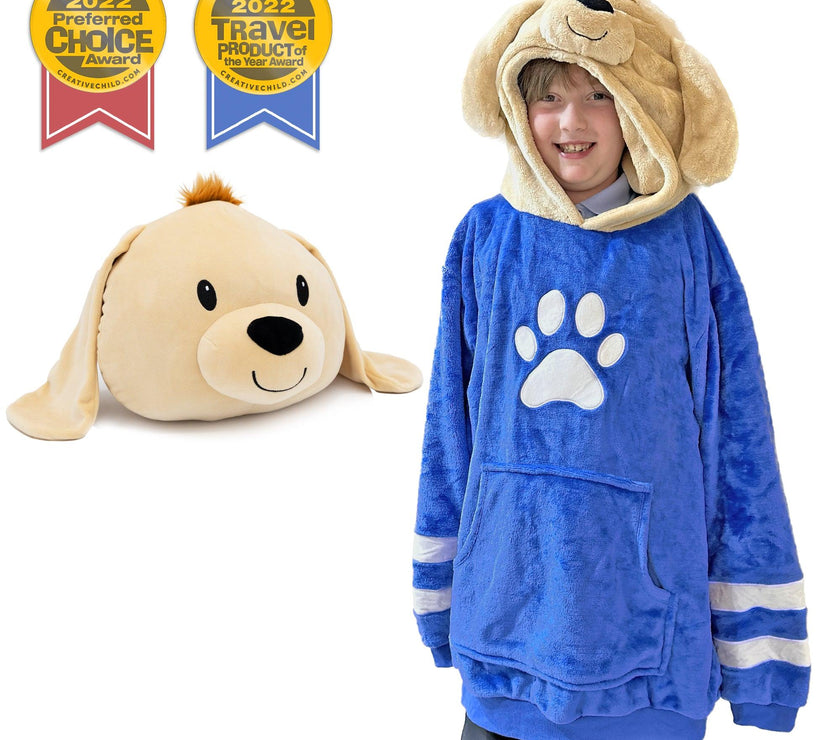Sharewood Forest Friends 2-in-1 Snugible Dougie the Dog Junior Size - OrangeOnions Wholesale