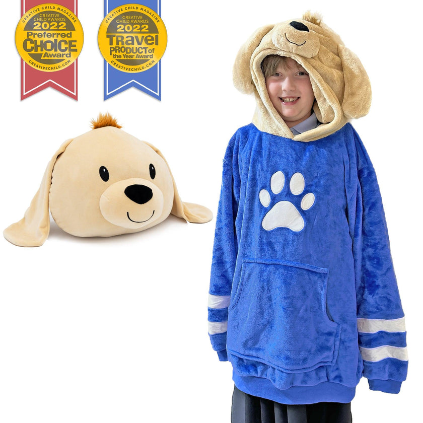 Sharewood Forest Friends 2-in-1 Snugible Dougie the Dog Junior Size - OrangeOnions Wholesale