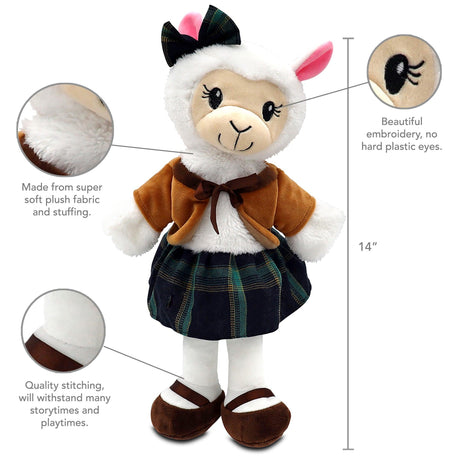 Sharewood Forest Friends Aria the Alpaca Hand Puppet - OrangeOnions Wholesale