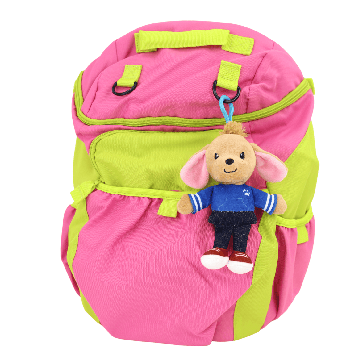 Sharewood Forest Friends Backpack Clip Dougie the Dog - OrangeOnions Wholesale
