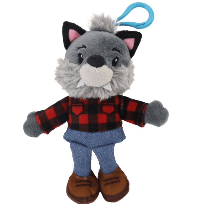 Sharewood Forest Friends Backpack Clip Walter the Wolf - OrangeOnions Wholesale