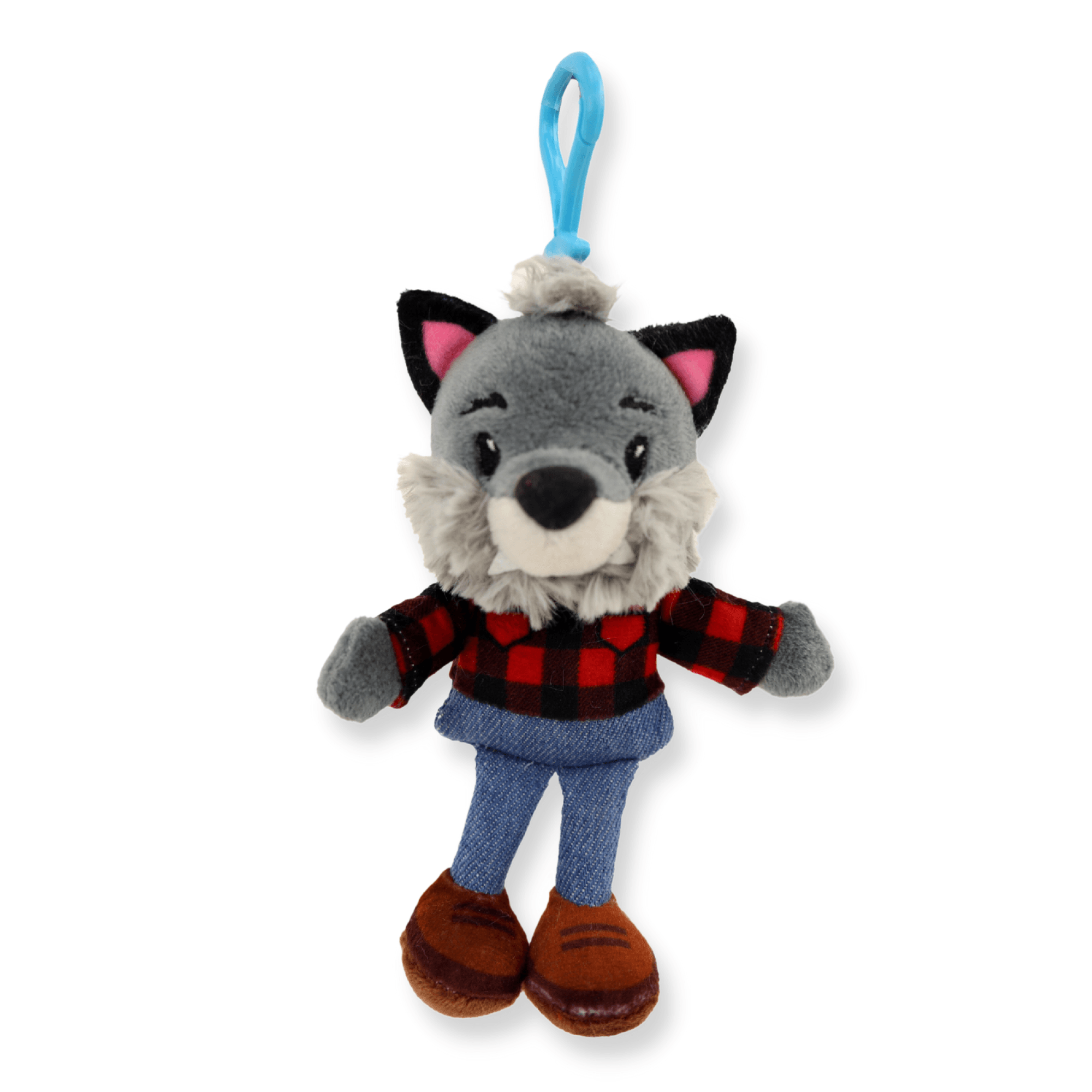 Sharewood Forest Friends Backpack Clip Walter the Wolf - OrangeOnions Wholesale