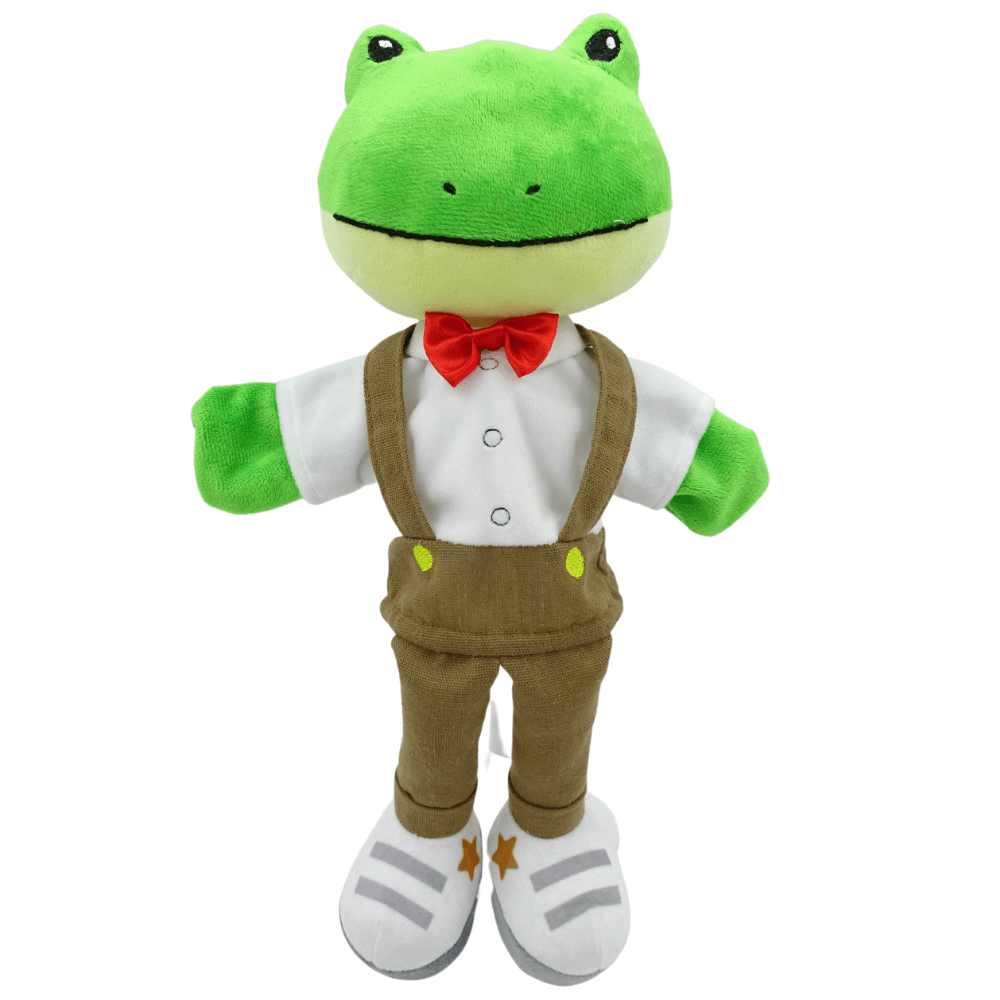 Sharewood Forest Friends Hand Puppet Freddy the Frog - OrangeOnions Wholesale