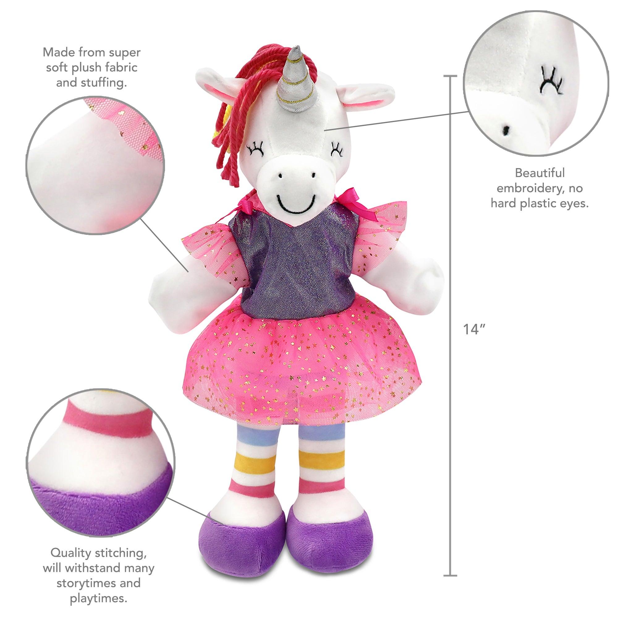 Sharewood Forest Friends Hand Puppet Piper the Unicorn - OrangeOnions Wholesale