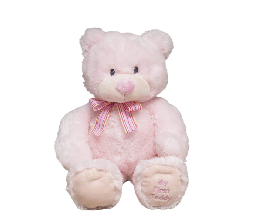 "Sophie" the 17in Pink My First Teddy Bear by Russ Baby