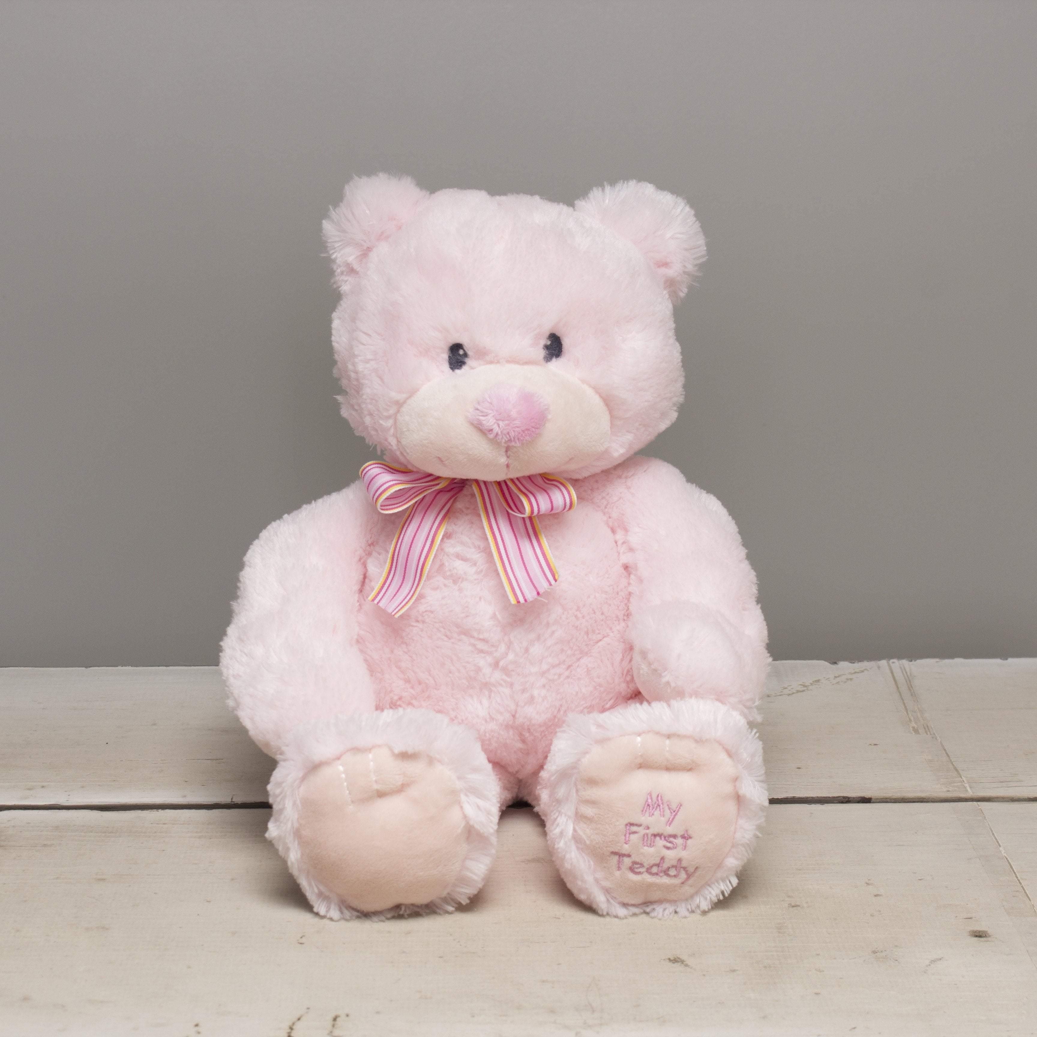 "Sophie" the 17in Pink My First Teddy Bear by Russ Baby
