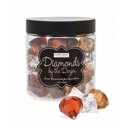 Studio Silversmoths Diamonds by the Dozen Shades of Amber Vase Decor