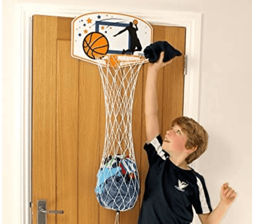 Taylor Toy Basketball Hoop Clothes Hamper - OrangeOnions Wholesale