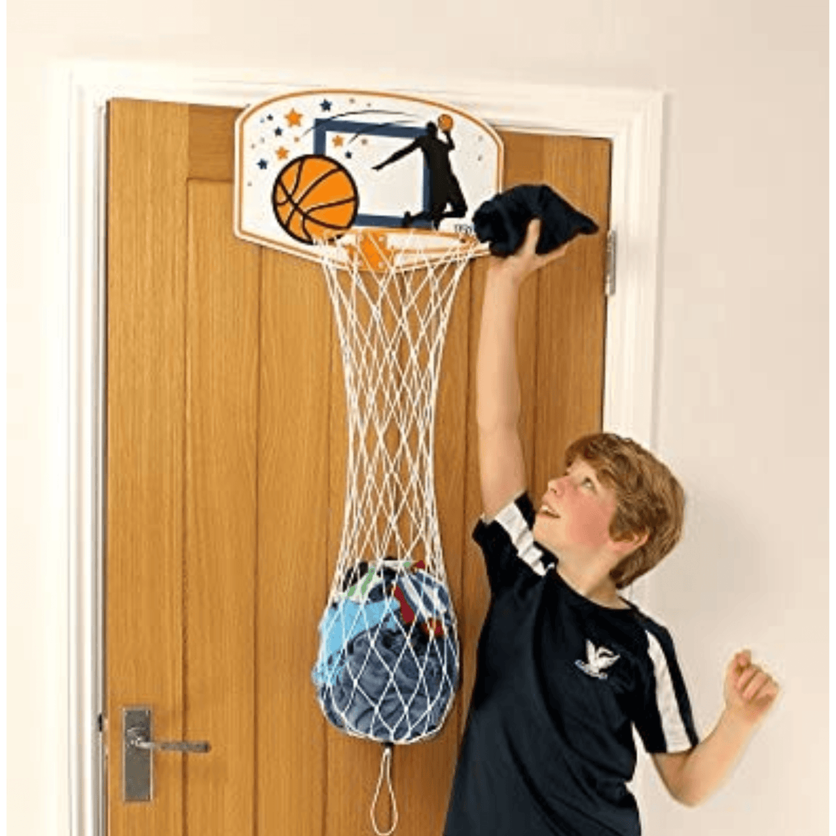 Taylor Toy Basketball Hoop Clothes Hamper - OrangeOnions Wholesale