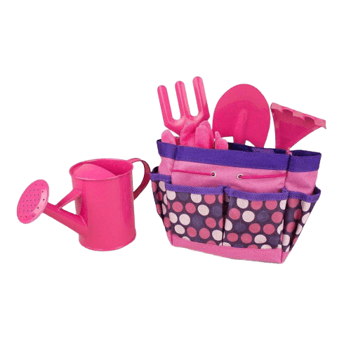 Taylor Toy Children's Gardening Set in Pink and Blue - OrangeOnions Wholesale
