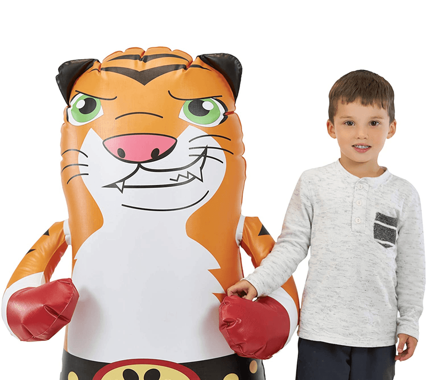 Taylor Toy Inflatable Punching Bag Tiger Bop - OrangeOnions Wholesale