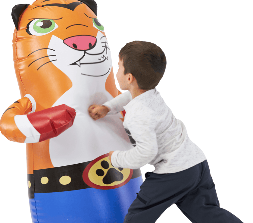 Taylor Toy Inflatable Punching Bag Tiger Bop - OrangeOnions Wholesale