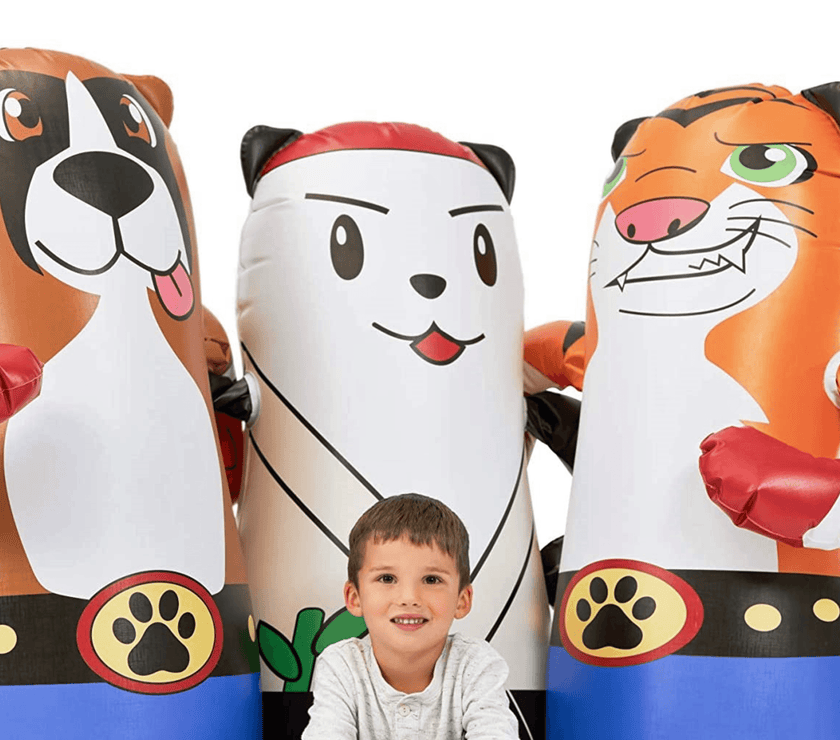 Taylor Toy Inflatable Punching Bag Tiger Bop - OrangeOnions Wholesale