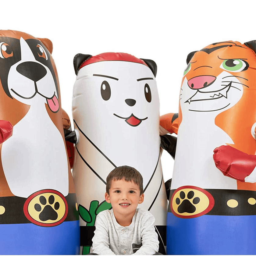 Taylor Toy Inflatable Punching Bag Tiger Bop - OrangeOnions Wholesale