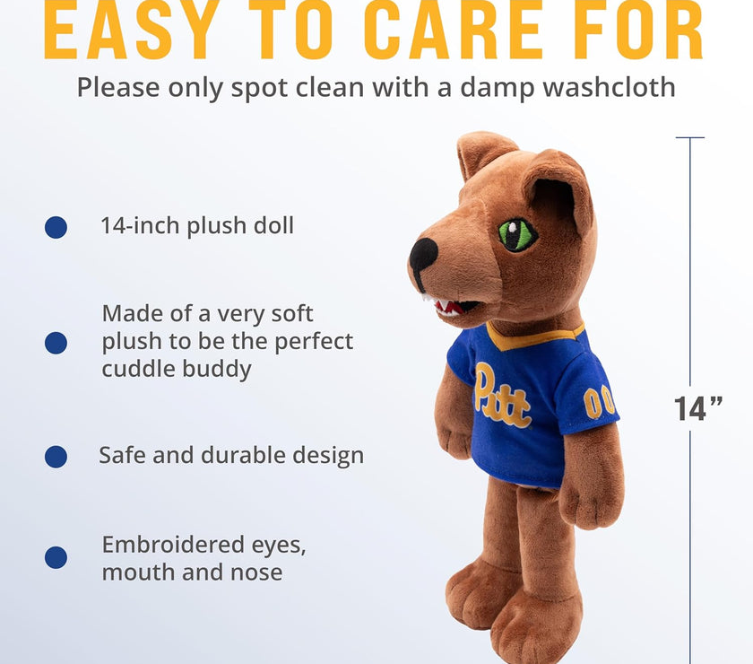 University of Pittsburgh Roc The Panther 14” Plush Figure